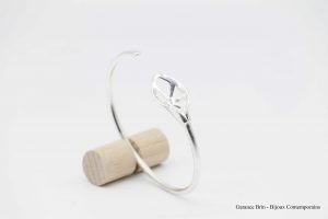 Bracelet feuille de toile - Argent Bijoux Contemporains Garance BRIN