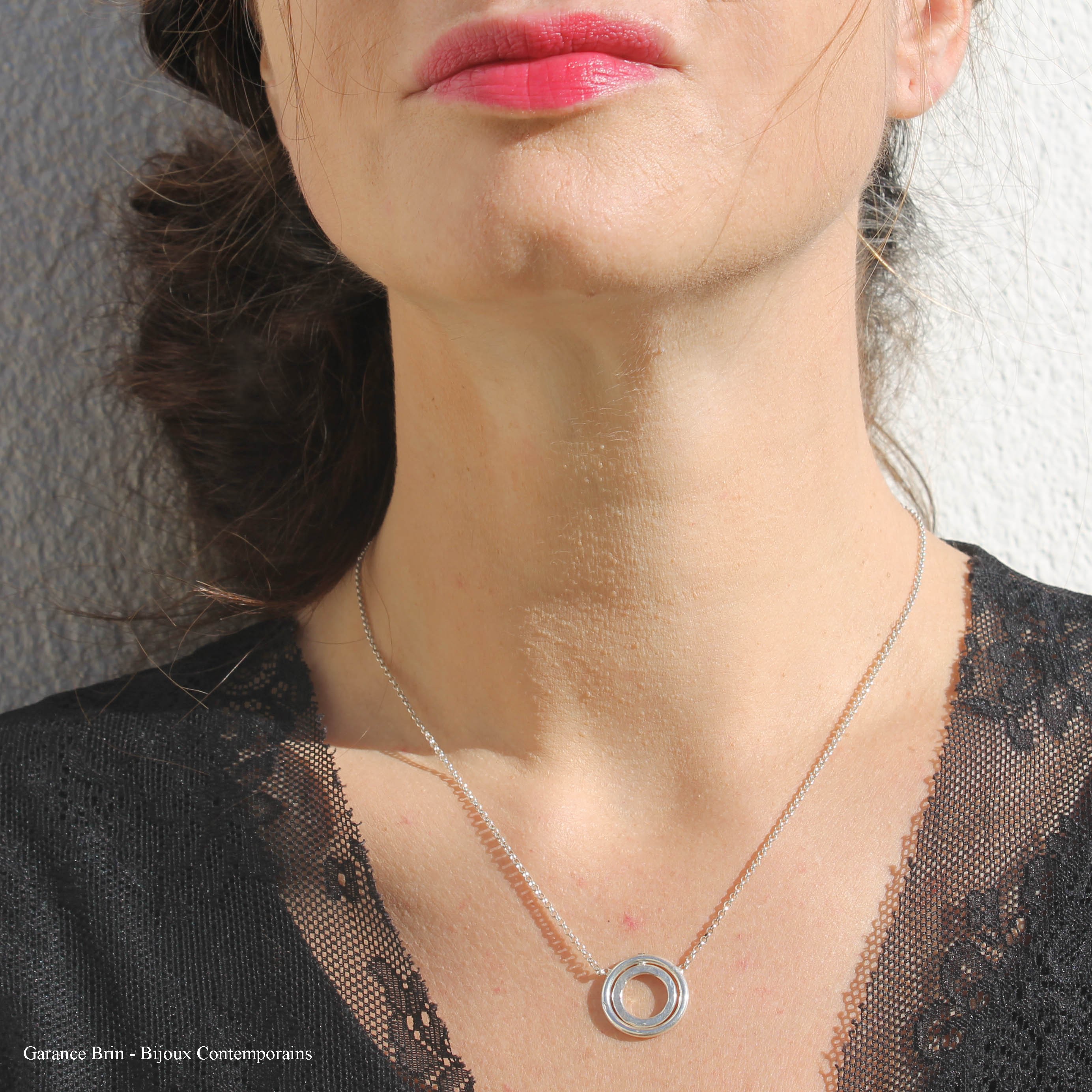 Collier "Rond jumelé" Collier "Rond jumelé"